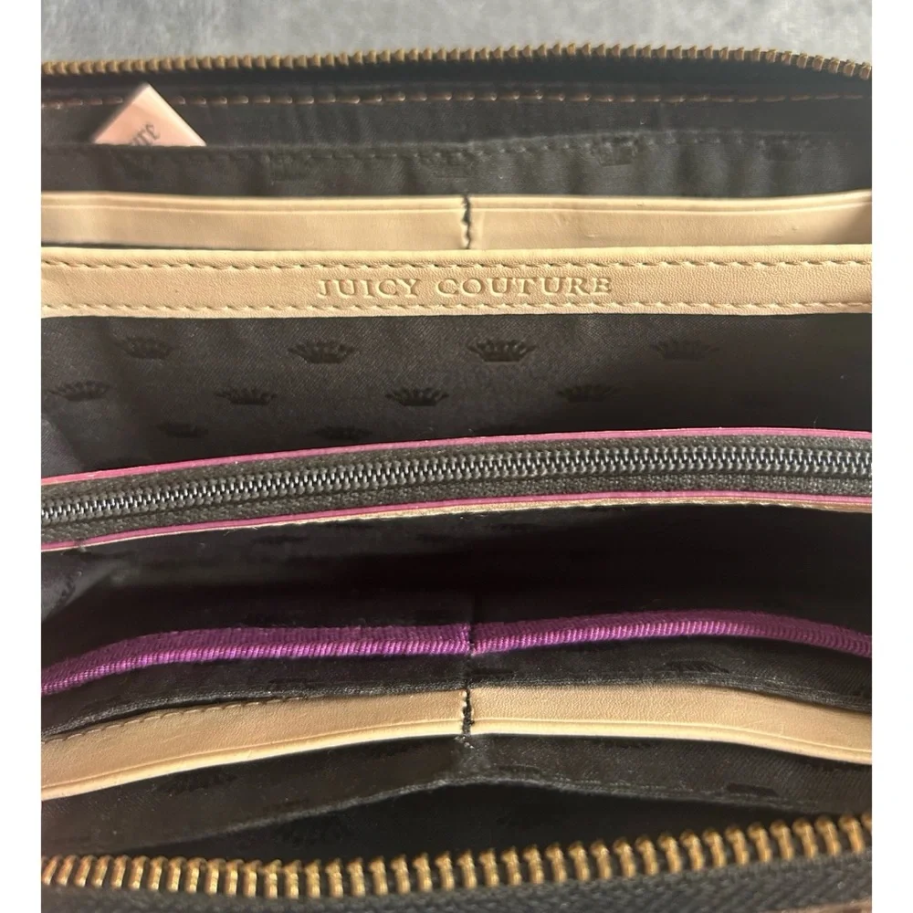 🤎 Juicy Couture Quilted Wallet with Studs